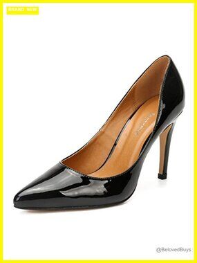 Pointed Toe High Heel Pumps Slip On 3.94 Inch Stiletto